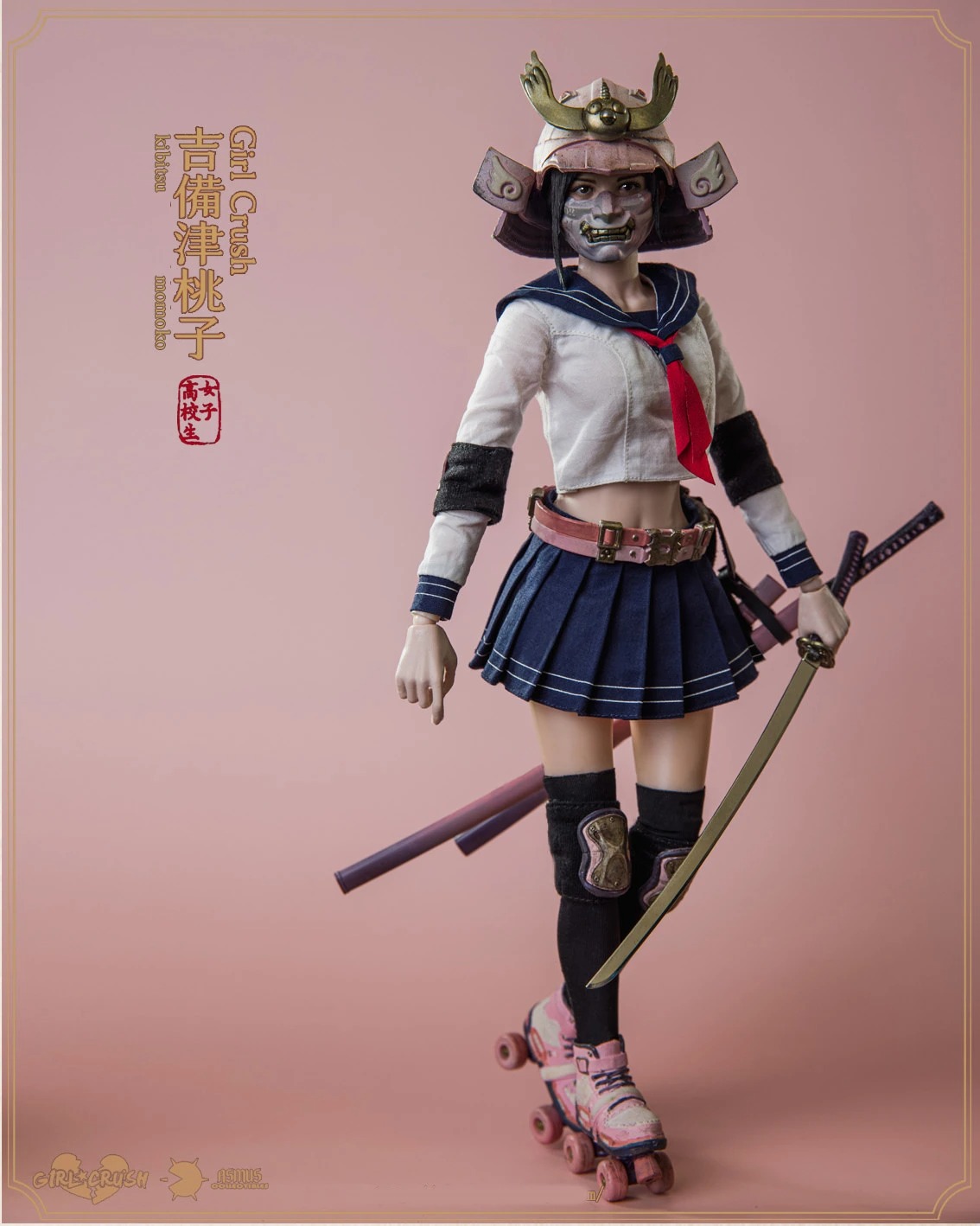 Pre-Order Asmus Toys Girl Crush Kibitsu Momoko Sixth Scale Figure